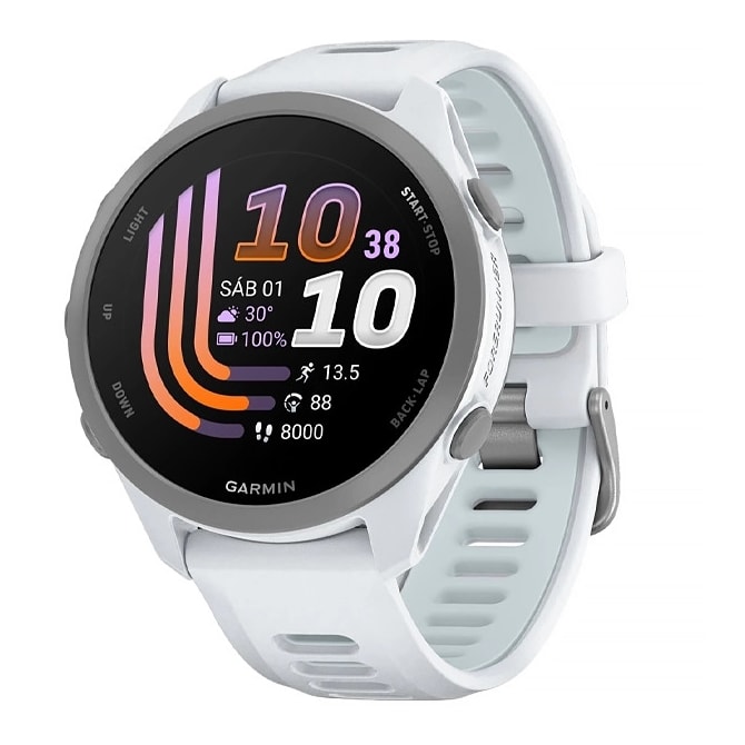 Relógio Garmin Forerunner 170 Music 43MM GPS AMOLED 1.2'' 010-03920-11 - Branco-92648e4d-40d0-470b-aca0-6a5cb78b7ebf