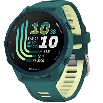 Relógio Garmin Forerunner 170 Music 43MM GPS AMOLED 1.2'' 010-03920-12 - Verde