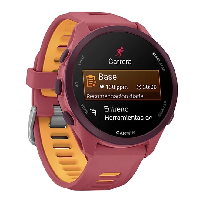Relógio Garmin Forerunner 170 Music 43MM GPS AMOLED 1.2'' 010-03920-13 - Rosa/Amarelo-2312dbb4-56bc-4af4-b2a6-2ad43c146aaf