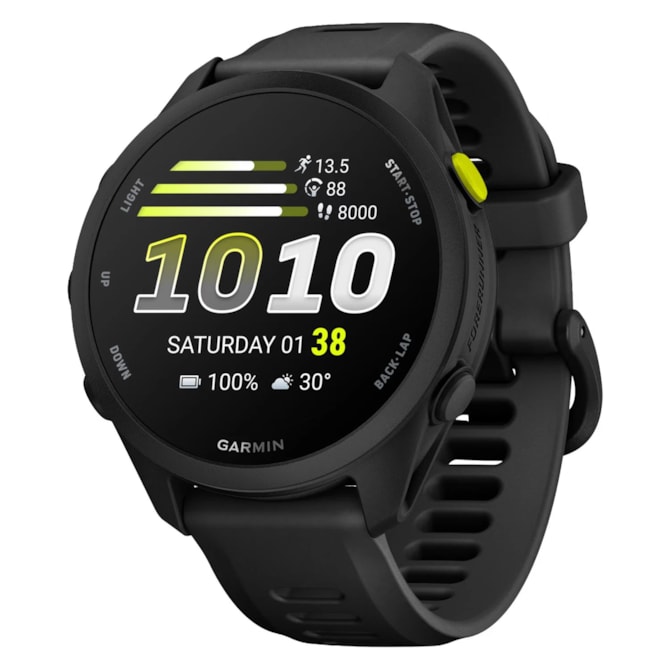 Relógio Garmin Forerunner 70 43MM GPS AMOLED 1.2'' 010-04307-00 - Preto-b3cdc0d0-4475-46e4-ac0a-799629bb23e8