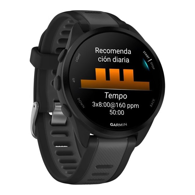 Relogio Smartwatch Garmin Forerunner 165 Music - Black/Slate Gray-f0912000-140e-466e-a090-5f63c3ed79ec