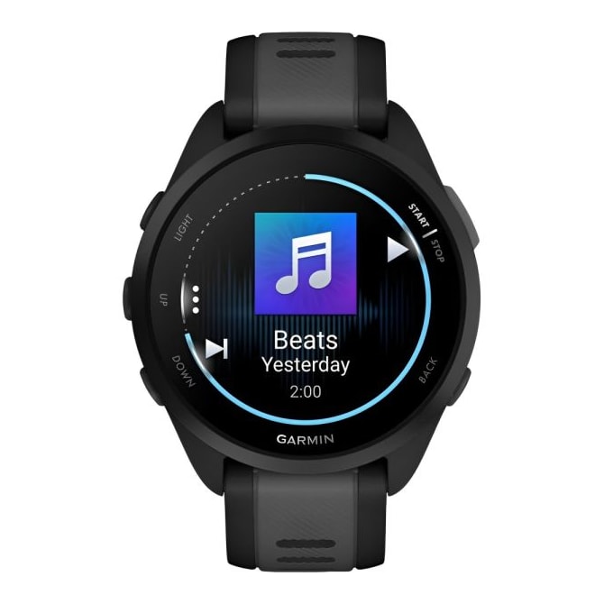 Relogio Smartwatch Garmin Forerunner 165 Music - Black/Slate Gray-22843cef-4e91-4f8b-b3f3-2feffe4de45d