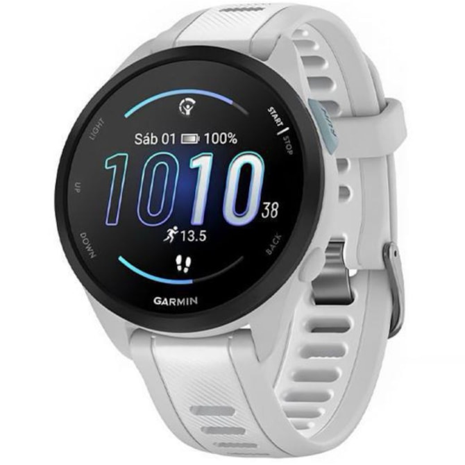 Relogio Smartwatch Garmin Forerunner 165 Music - Branco / Cinza-6c0b0532-5794-46ad-8ca7-41711043c99d