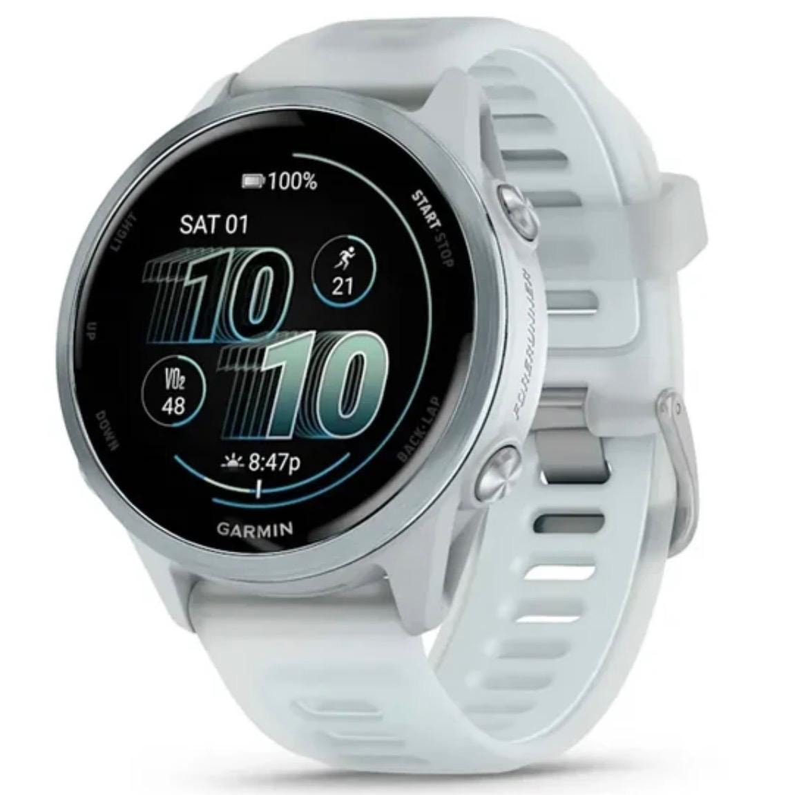 GARMIN FORERUNNER 165 ホワイト Relógio Monitor Cardíaco Garmin Forerunner 165 AMOLED Branco