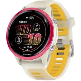 Relogio Smartwatch Garmin Forerunner 570 42MM ( 010-02970-02 ) - Raspberry / Mango
