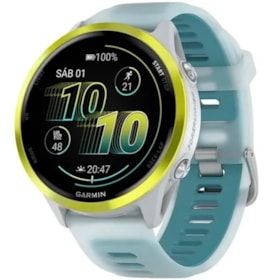 Relogio Smartwatch Garmin Forerunner 570 47MM ( 010-02971-01 ) - Amarelo / Turquesa