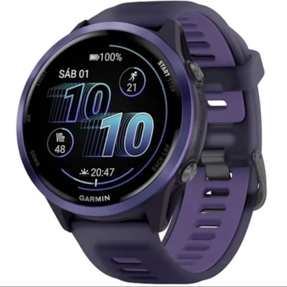 Relogio Smartwatch Garmin Forerunner 570 47MM ( 010-02971-02 )  - Roxo Indigo