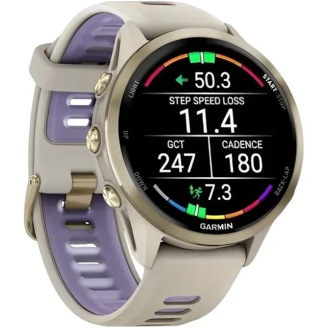 Relogio Smartwatch Garmin Forerunner 970 47MM ( 010-02969-02 ) - Dourado / Cinza-b4a344e3-1608-4513-b841-4406ae1df86b