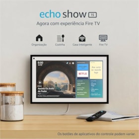 Smart Display Amazon Echo Show 15 - Tela de 15.6