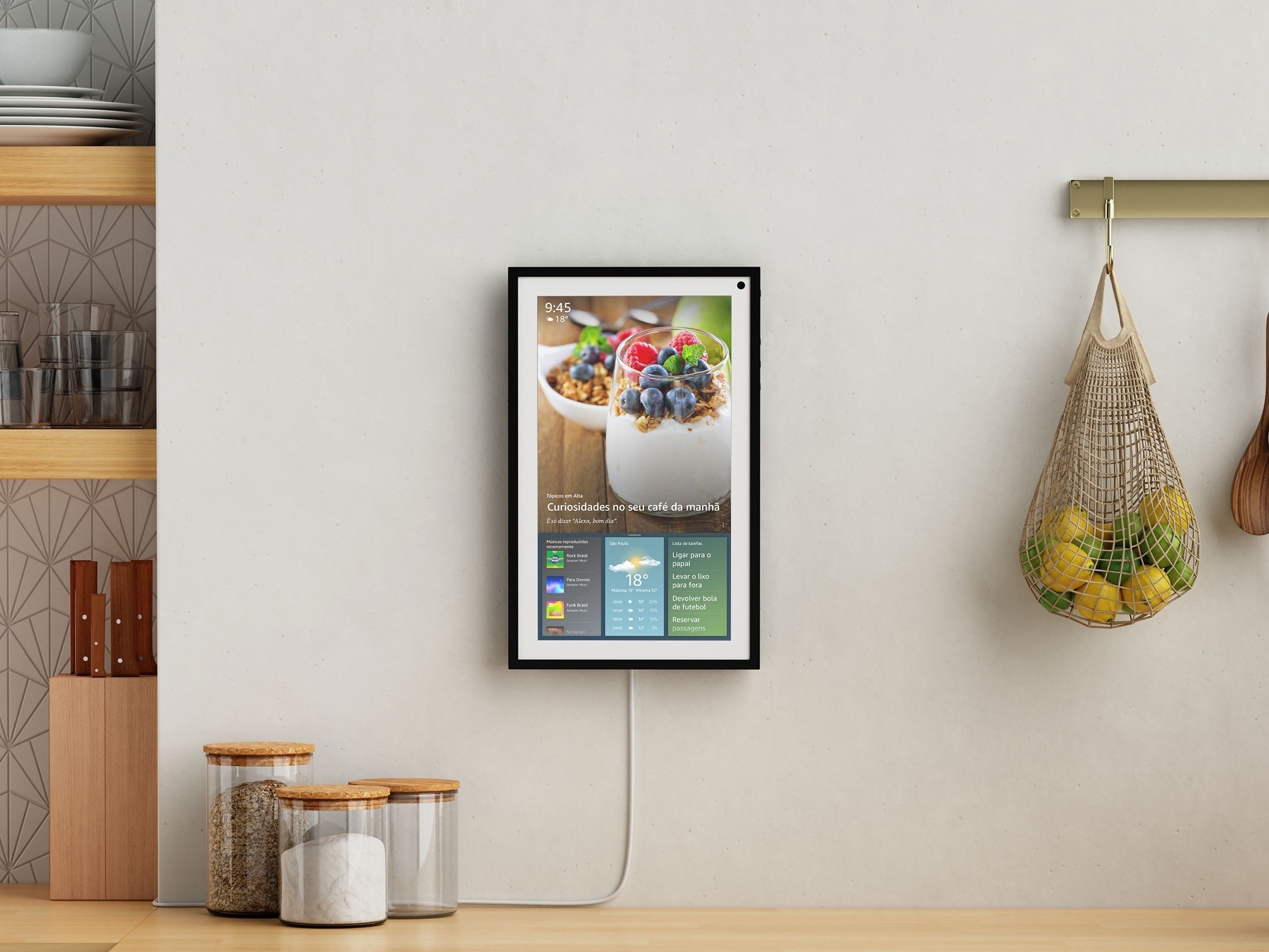 Smart Display Amazon Echo Show 15 - Tela de 15.6
