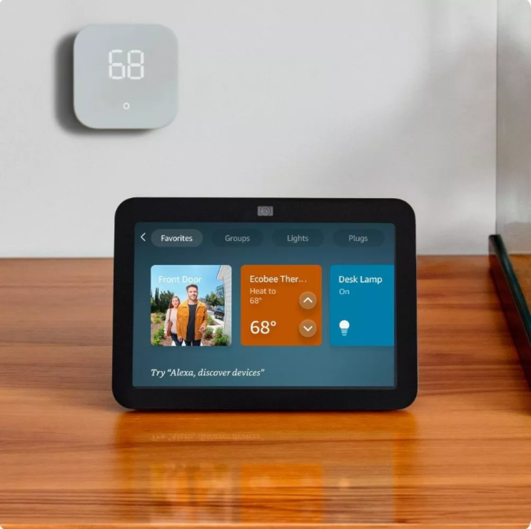 Smart Display Amazon Echo Show 8 - com Alexa - 3A Geracao - Tela 8