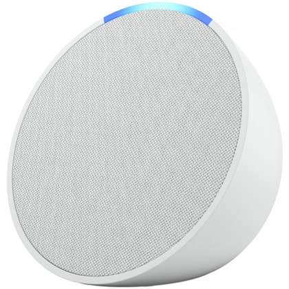 Smart Speaker Amazon Echo Pop com Wi-Fi e Bluetooth - Glacier White