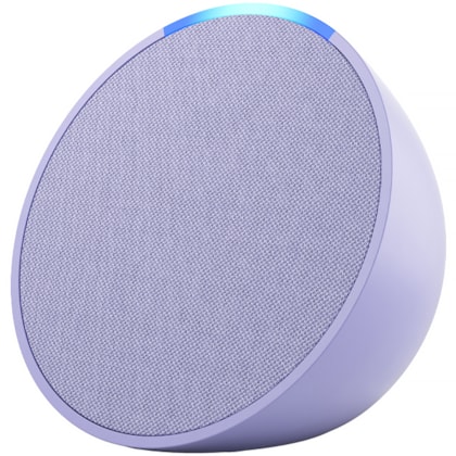 Smart Speaker Amazon Echo Pop com Wi-Fi e Bluetooth - Lavender Bloom