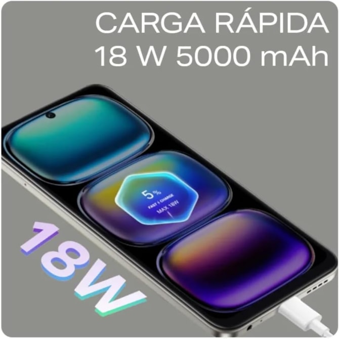 Smartphone Infinix Hot 50i 256GB 4RAM Dual Sim - Sleek Black ( Preto )-2e9380e6-7a1d-4596-bfa1-d9282ac05c82