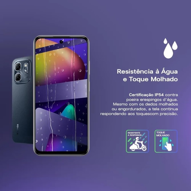 Smartphone Infinix Hot 50i 256GB 4RAM Dual Sim - Titanium Grey ( Preto )-bfad9a35-6e2c-4fce-9bd7-88d3de776758