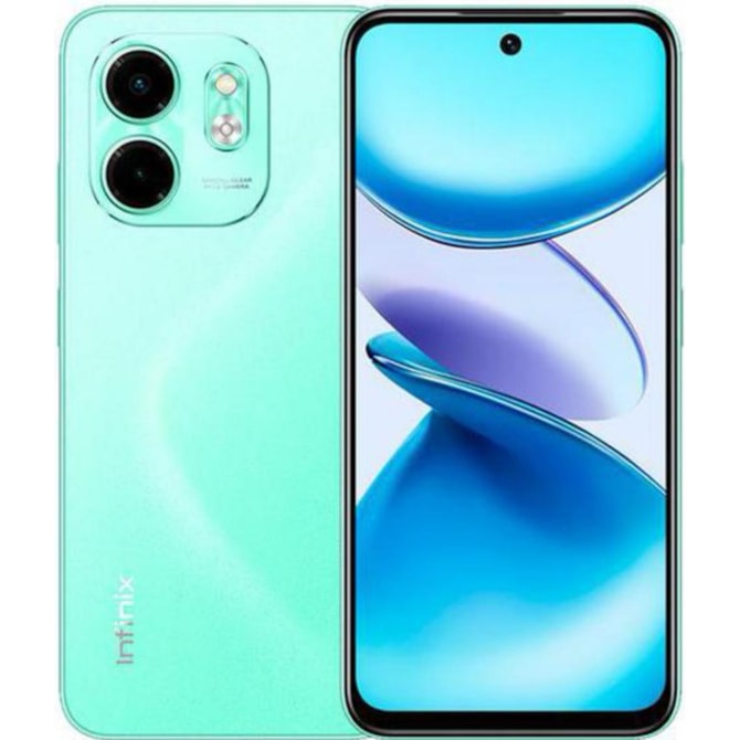 Smartphone Infinix Smart 9 128GB 4RAM 4G Dual Sim - Mint Green ( Verde )-7190355f-a6f7-4cc7-89a6-6f9135a9c9cc