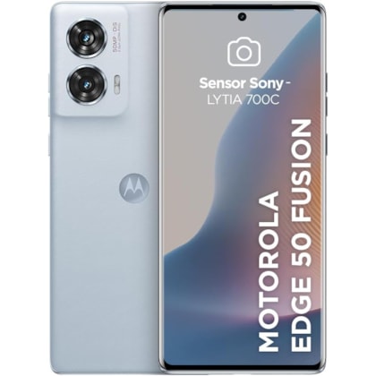 Smartphone Motorola Edge 50 Fusion 512GB 12GB RAM NFC Nano + eSIM - Artic Blue ( Azul Claro )