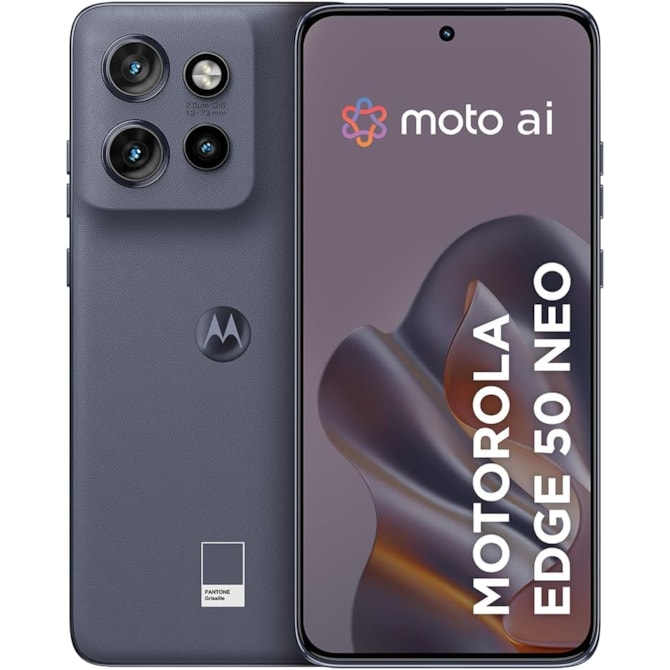 Smartphone Motorola Edge 50 Neo 5G 256GB 8GB RAM NFC - Grisalle ( Cinza / Azul )-bc771d7e-d211-4c17-975f-ac9b0799ed8a