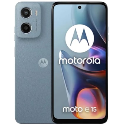 Smartphone Motorola moto e15 4G 64GB 2RAM Dual Sim LTE - Misty Blue ( Azul )
