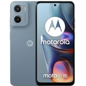 Smartphone Motorola moto e15 4G 64GB 2RAM Dual Sim LTE - Misty Blue ( Azul )