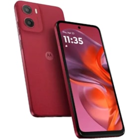Smartphone Motorola Moto G05 4G 128GB 4RAM Dual Sim LTE  - Plum Red ( Vermelho )