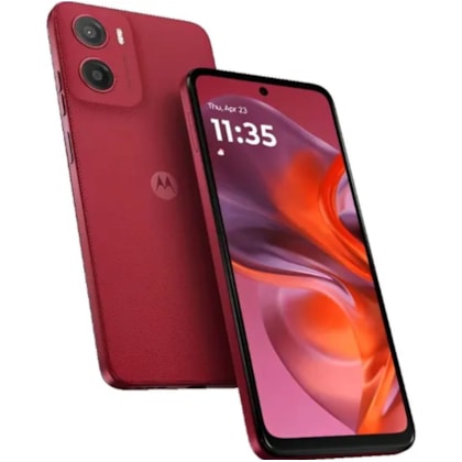 Smartphone Motorola Moto G05 4G 128GB 4RAM Dual Sim LTE  - Plum Red ( Vermelho )