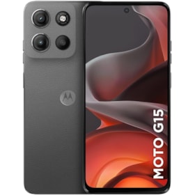 Smartphone Motorola Moto G15 4G 256GB 8RAM Dual SIM - Gravity Grey ( Cinza )