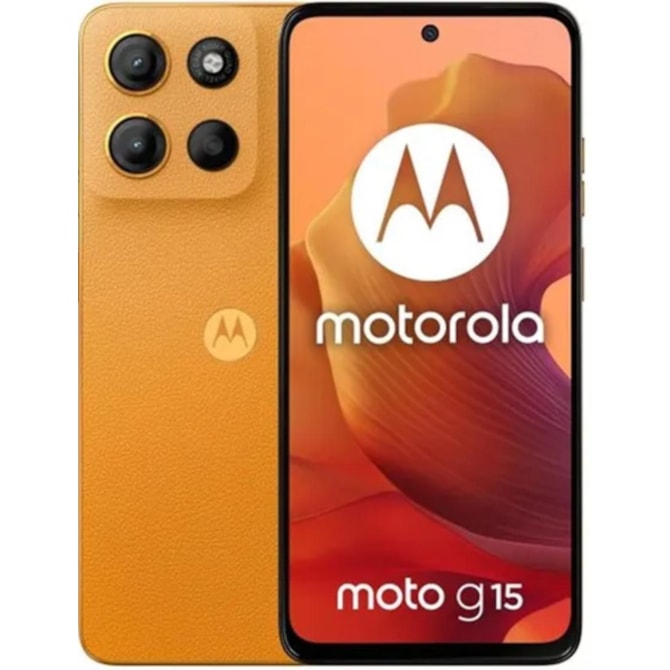 Smartphone Motorola Moto G15 4G 512GB 4RAM Dual SIM - Orange ( Laranja )-cd5c894e-531f-4d98-a7ea-d9efbf78085c
