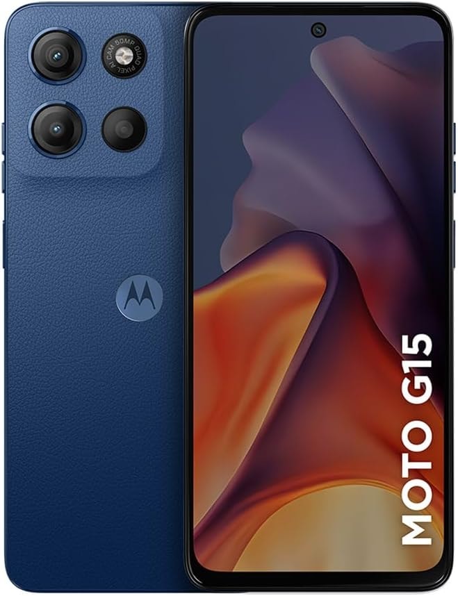 Smartphone Motorola Moto G15 4G 512GB 4RAM Dual SIM - Sea Blue