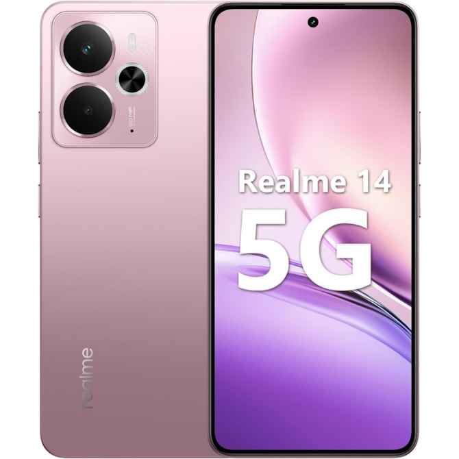 Smartphone Realme 14 5G 256GB 12RAM Dual SIM - Warrior Pink ( Rosa )-80425f46-84f3-40da-a5f0-52d621b12fb1