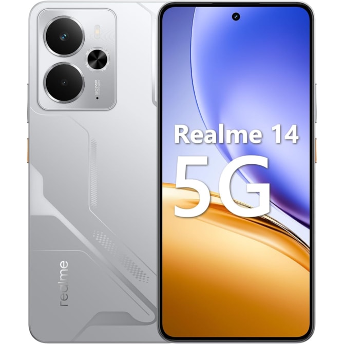 Smartphone Realme 14 5G 512GB 12RAM Dual SIM ( SEM CAIXA ) - Silver ( Prata )-e80339ba-88b8-4956-96bf-919ff252fd4e