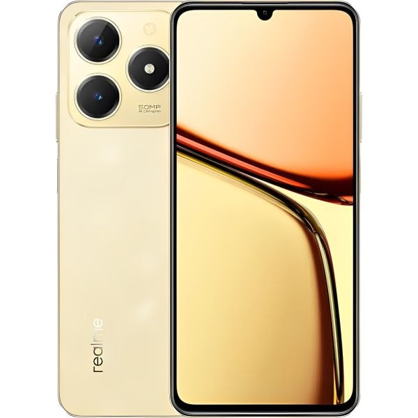 realme C61 ６ＧＢ128GB 金＋黒　セット Smartphone Realme C61 RMX3930 NFC Dual Sim de 128GB/4GB Ram