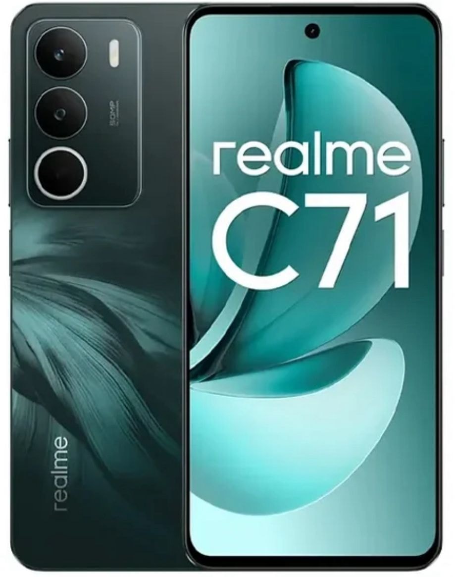 realme C71 6GB/128GB グリーン Smartphone Realme C71 4G 128GB 4RAM Dual SIM - Forest Owl ( Verde )