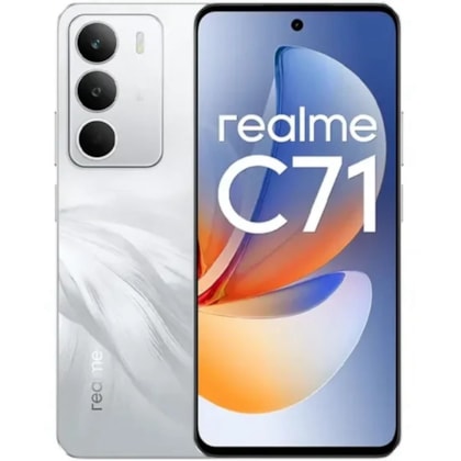 Smartphone Realme C71 4G 128GB 4RAM Dual SIM - White Swan ( Branco )