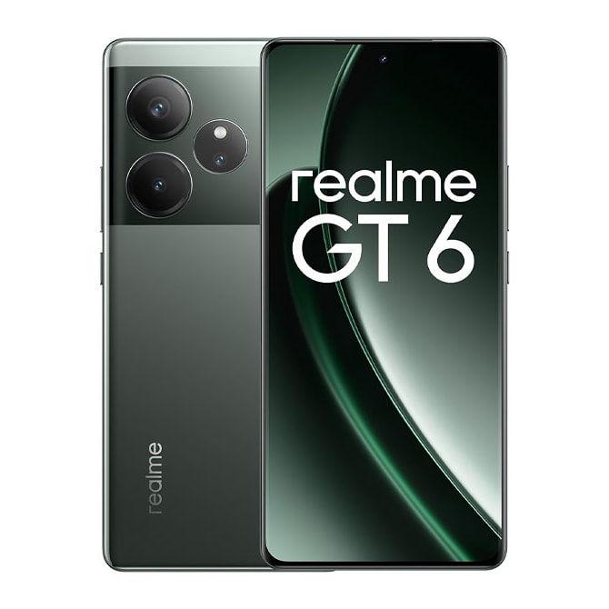 Smartphone realme GT6 RMX3851 NFC Dual SIM 256GB / 12GB RAM de 6.78