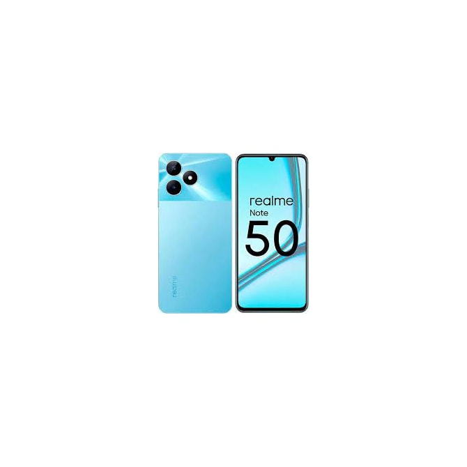Smartphone Realme Note 50 4G 64GB 3RAM ( SEM CAIXA ) - Sky Blue ( azul ) - Versão Global-70fe1625-708d-44f8-95f0-53854af64e95
