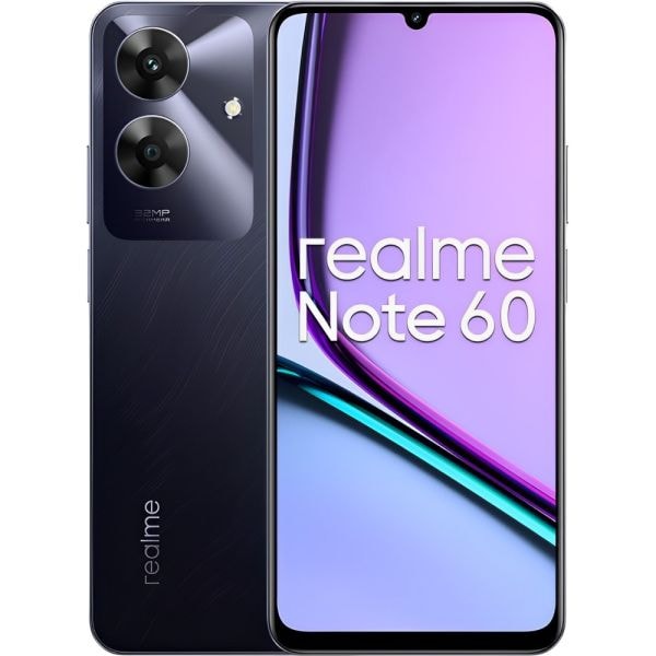 realme Note 60 本体 Smartphone Realme Note 60 Dual 128 GB / 4GB RAM - Preto