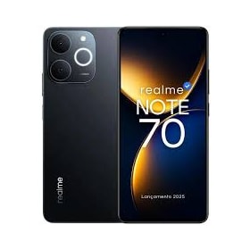 Smartphone Realme Note 70 256GB 8RAM Dual SIM - Obsidian Black ( Preto )