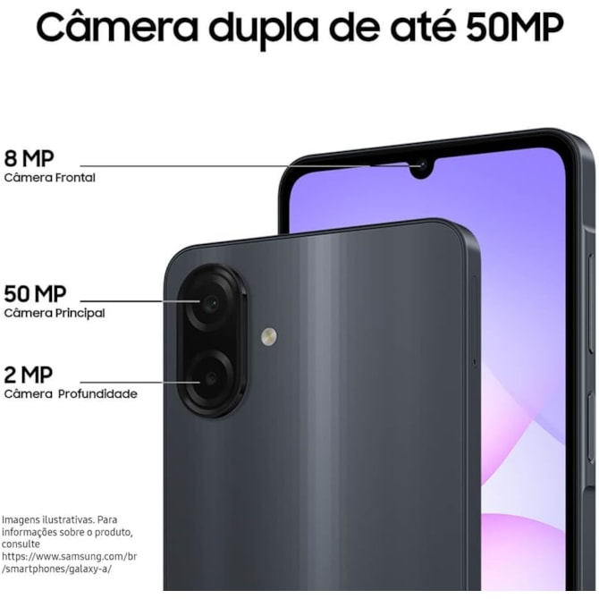 Smartphone Samsung Galaxy A07 4G 128GB 4RAM Dual Sim - Black ( Preto )-e854f141-5ca4-4f75-90b4-872b06ec6f28