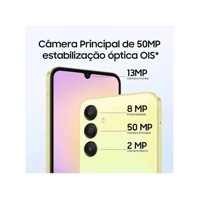 Smartphone Samsung Galaxy A25 5G 256GB - Verde Claro-43994079-1265-4a00-8a14-0c3d40bf0a63