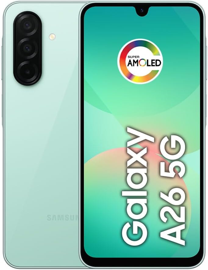 Smartphone Samsung Galaxy A26 5G 128GB 6RAM Dual Sim - Mint Green