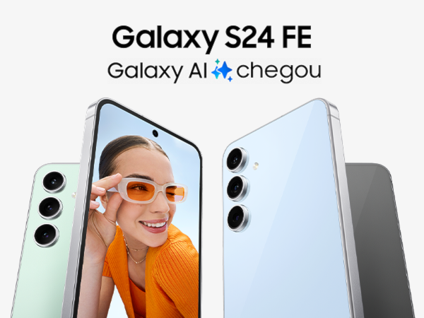 Smartphone Samsung Galaxy S24 FE Dual Chip de 256GB 5G - Cinza