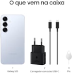 Smartphone Samsung Galaxy S25 5G SM-S931B / 256GB / 12GB RAM Tela 6.2 Dynamic AMOLED Cam 50+10+12MP - Azul-e2fa77ab-de11-499a-85e2-a141bccaf66d