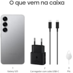 Smartphone Samsung Galaxy S25 5G SM-S931B / 256GB / 12GB RAM Tela 6.2 Dynamic AMOLED Cam 50+10+12MP - Prata-d0ee453d-27cc-4c88-a8e4-42ef165dbf1f