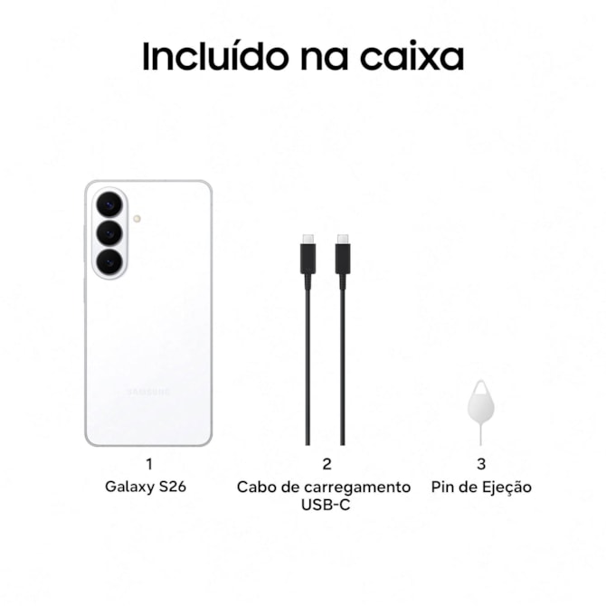 Smartphone Samsung Galaxy S26 12GB 512GB 6.3