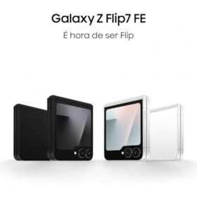 Smartphone Samsung Galaxy Z Flip 7 FE 5G 256GB 8RAM NFC Dual SIM - Branco
