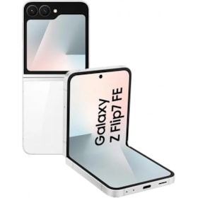 Smartphone Samsung Galaxy Z Flip 7 FE 5G 256GB 8RAM NFC Dual SIM - Branco