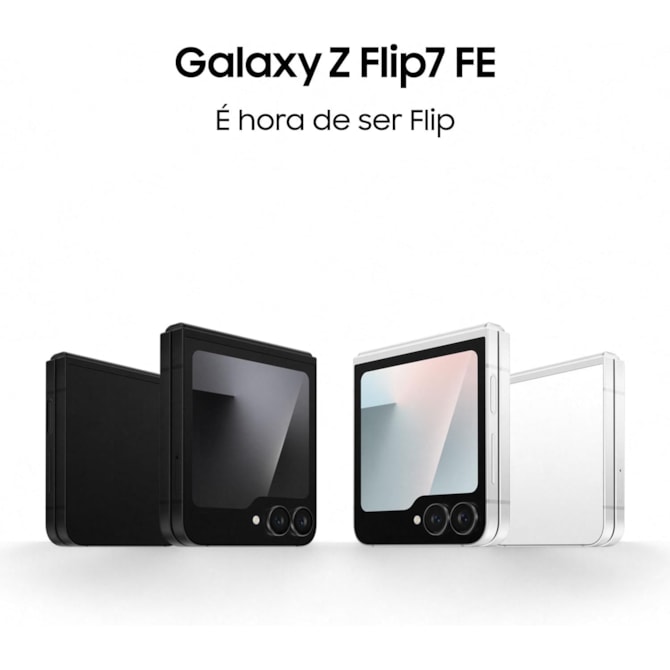 Smartphone Samsung Galaxy Z Flip 7 FE 5G 256GB 8RAM NFC Dual SIM - Preto-0b3c3a91-d0a6-439b-a7e8-fc8df0960d90