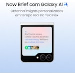 Smartphone Samsung Galaxy Z Flip 7 FE 5G 256GB 8RAM NFC Dual SIM - Preto-78d79a20-0bd6-4f09-ad17-8e3cab0b5284