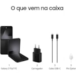 Smartphone Samsung Galaxy Z Flip 7 FE 5G 256GB 8RAM NFC Dual SIM - Preto-72d0de5d-5289-4c00-829d-bd590de6ec10